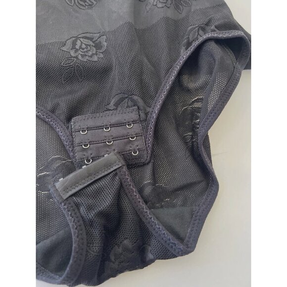 KSK Shapewear Bodysuit Slimmer Tummy Control Black shapewear Size Large - Picture 6 of 13